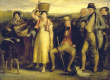 Репродукция картины "the abbotsford family" художника "уилки дейвид"