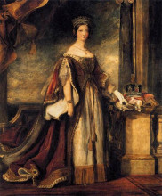 Репродукция картины "queen victoria (detail)" художника "уилки дейвид"