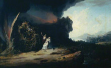 Копия картины "thunderstorm with the death of amelia" художника "уильямс уильям"