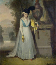 Копия картины "portrait of a lady" художника "уильямс уильям"