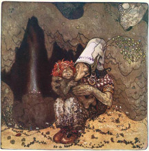 Репродукция картины "trollandchild" художника "бауэр йон"