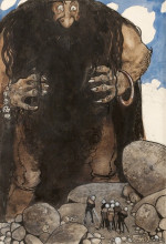 Картина "stormj&#228;tten jordskakaren" художника "бауэр йон"