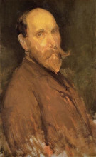 Копия картины "portrait of charles l. freer" художника "уистлер джеймс эббот макнил"