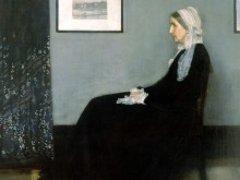 Картина "arrangement in grey and black no.1, portrait of the artist&#39;s mother" художника "уистлер джеймс эббот макнил"