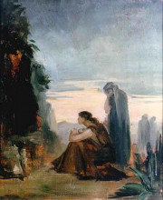 Копия картины "myrrh bearing women" художника "башкирцева мария константиновна"