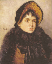 Картина "portrait of a woman" художника "башкирцева мария константиновна"