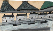 Копия картины "houses and kilns" художника "уоллис альфред"