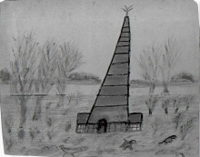 Репродукция картины "knill&#39;s monument" художника "уоллис альфред"