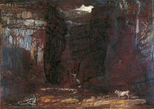 Копия картины "study for &#39;gordale scar&#39;" художника "уорд джеймс"