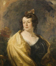 Репродукция картины "mrs william theobald, n&#233;e sarah cooke" художника "уорд джеймс"