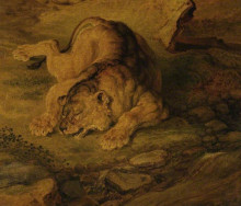 Картина "sleeping lioness" художника "уорд джеймс"