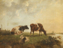 Копия картины "cattle" художника "уорд джеймс"