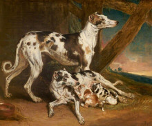 Картина "dalmatian dogs" художника "уорд джеймс"