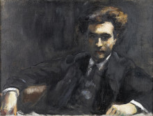 Копия картины "portrait of dr. fritz rathenau" художника "ури лессер"