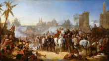 Картина "the relief of lucknow, 1857" художника "бейкер томас джонс"
