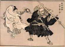 Картина "heroes of china and japan" художника "утагава куниёси"