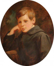 Копия картины "arthur clutton-brock, aged 10" художника "бейкер томас джонс"