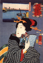 Репродукция картины "women" художника "утагава куниёси"