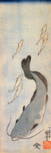 Репродукция картины "catfish" художника "утагава куниёси"