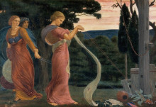 Картина "three women plucking mandrakes" художника "бейтман роберт"