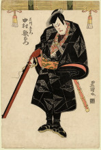 Репродукция картины "nakamura utaemon" художника "утагава тоёкуни"