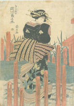 Копия картины "segawa kikunojo v as onnagata" художника "утагава тоёкуни ii"