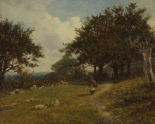 Картина "colwell, near malvern, worcestershire" художника "бейтс дэвид"