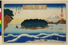 Копия картины "enoshima seiran" художника "утагава тоёкуни ii"