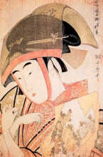 Репродукция картины "sparrow dance yoshiwara" художника "утамаро китагава"