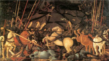 Картина "победа над бернардино делла чарда" художника "уччелло паоло"