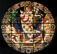 Картина "окулюс с изображением воскресения" художника "уччелло паоло"