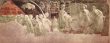 Репродукция картины "сцена из мирных жертв, пьянства ноя и стыда" художника "уччелло паоло"