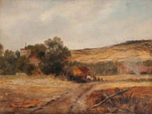 Репродукция картины "landscape" художника "уэбб джеймс"
