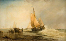 Копия картины "on the dutch coast" художника "уэбб джеймс"