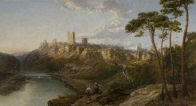 Репродукция картины "richmond castle, yorkshire" художника "уэбб джеймс"