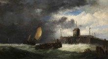 Репродукция картины "seascape" художника "уэбб джеймс"
