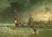 Копия картины "seascape" художника "уэбб джеймс"