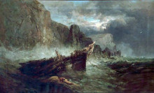 Копия картины "the wreck" художника "уэбб джеймс"