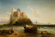 Копия картины "the castle of ischia" художника "уэбб джеймс"
