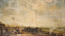 Репродукция картины "view on the south coast" художника "уэбб джеймс"