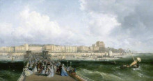Копия картины "brighton, east sussex, from the west pier" художника "уэбб джеймс"