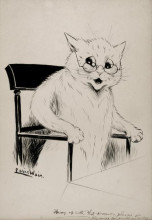 Картина "hurry up with that dinner please or the mice joint will run away" художника "уэйн луис"