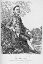 Копия картины "gov. john page of virginia, rosewell plantation, gloucester county, virginia" художника "уэст бенджамин"