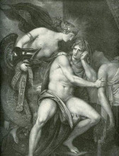 Копия картины "thetis bringing the armor to achilles" художника "уэст бенджамин"
