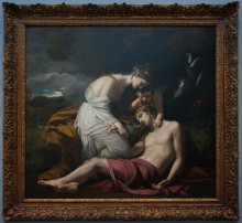 Копия картины "venus lamenting the death of adonis" художника "уэст бенджамин"
