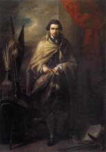 Копия картины "sir joseph banks" художника "уэст бенджамин"