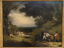 Картина "woodcutters in windsor park" художника "уэст бенджамин"