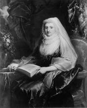 Репродукция картины "mrs. peter beckford" художника "уэст бенджамин"