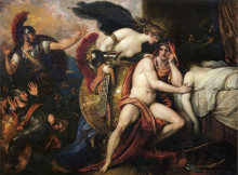 Копия картины "thetis bringing the armor to achilles" художника "уэст бенджамин"