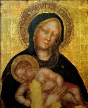 Картина "madonna with child gentile da fabriano" художника "фабриано джентиле да"